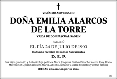 Emilia Alarcos de la Torre